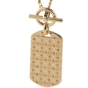 monogram dog tag